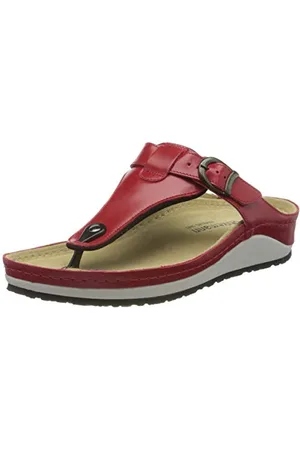 Berkemann Mila, Infradito Donna, Rosso (Rot 201), 36 1/3 EU