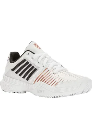 K-Swiss Court Express HB, Scarpe da Tennis Donna, Bianco, Nero, Oro Rosa, 38 EU