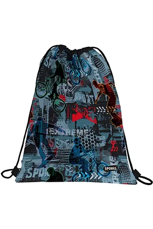 Grafoplas 37611101. Sacco zaino piano corda, tasca esterna, 36 x 47 cm, Collezione Sports, Extreme, , 36x47cm, Scuola