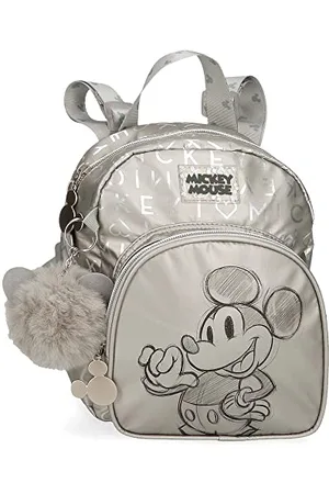 Disney Zaino da passeggio Mickey 100 19x23x8 cm Poliestere 3,5L