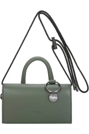Buffalo On String Muse Dark Green, Cross Donna