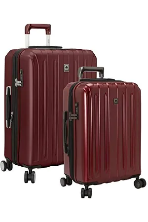 Delsey Delsey Titanium Expandable Hardside (21"/ 25"), Set di valigie Adulti, (rosso) - 00207197704