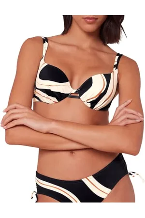 Triumph Donna Summer Allure WP, Bikini top, BLACK COMBINATION, 44 / E