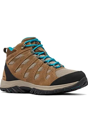 Columbia Redmond 3 Mid WP, Scarpe da Trekking Donna, Khaki II/Sea Level , 36 EU