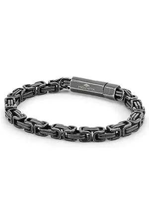 Fynch-Hatton FHJ-0026-B-19 Anello in acciaio inox, effetto anticato