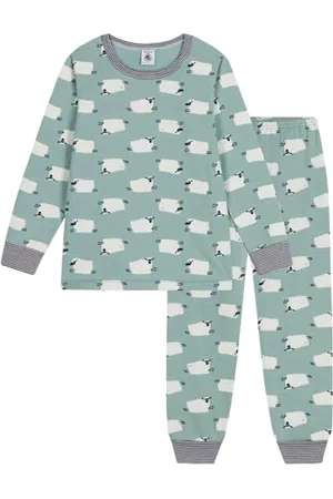 Petit Bateau A0AWA Pigiama A Maniche Lunghe Bambino 6 Anni