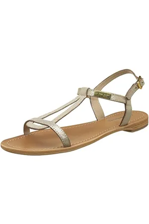 Les Tropéziennes par M Belarbi Hamat, Sandali con Chiusura sul Retro Donna, Oro (Or Irise), 40 EU