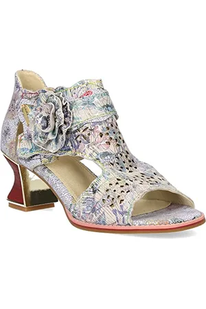 LAURA VITA Igcalo 0621, Sandalo con Tacco Donna, , 38 EU