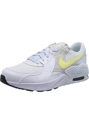 Nike Air Max Excee, Sneaker, White/Citron Tint-Football Grey, 38 EU