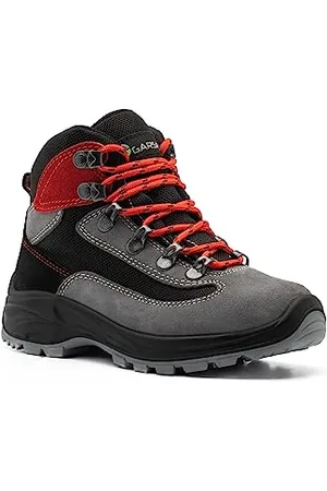 Garsport Dublin Tex, Scarpa da Trekking, Grigio/Rosso, 27 EU