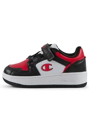 Champion RD18 2.0 B TD Low, Sneakers, Nero/Rosso/Bianco (KK019), 22 EU