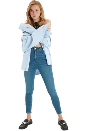 Trendyol Jeans Skinny a Vita Alta, , 64 Donna