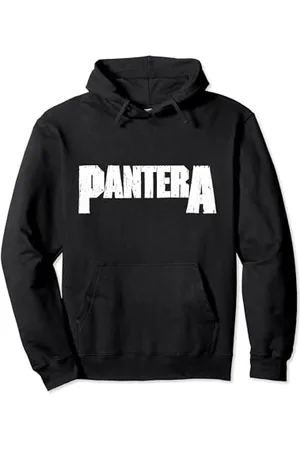 Pantera Logo Ufficiale Bianco Felpa con Cappuccio