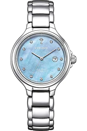 Citizen Orologio Analogo al Quarzo Uomo con Cinturino in Titanio EW2680-84N