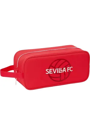 Safta Sevilla FC – Scarpiera media, multiuso, portatodo, sport, estrazione, calcio, comoda e versatile, 34 x 14 x 15 cm, colore , , Estándar, Casual