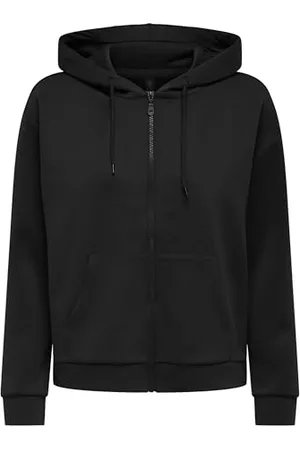 ONLY Onplounge Life Hood FZ LS Swt Noos Felpa, , S Donna
