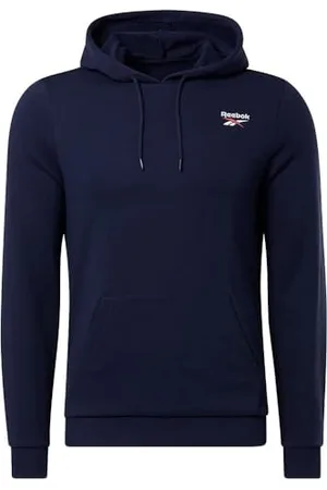 Reebok Felpa con Logo in Spugna Francese Identity, , XS Uomo