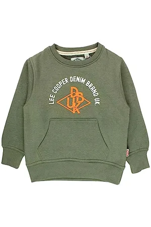 Lee Glc5531 SW S3 Maglione, Cachi, 10 Anni Bambini e Ragazzi