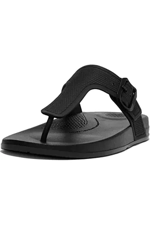 FitFlop Iqushion Adjustable Buckle Flip-Flops, Sandali Bassi Donna, Tutto , 38 EU