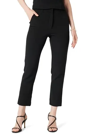 THE DROP Sheilaa Slim Flat Front Trouser Pantaloni, , M