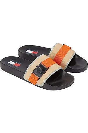 Tommy Hilfiger Scarpe da Mare Uomo Pool Slide Ciabatte, Beige (Tawny Sand), 43 EU