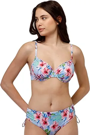 Lovable Reggiseno Ferretto Scollo Mosso Colorful Printed Micro Bikini, , 34E Donna