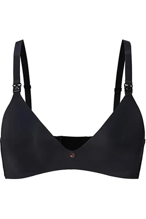 Noppies Wireless Micro Reggiseno Imbottito, Opaque, Nero-P090, 2B Donna