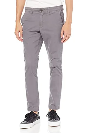 Amazon Pantaloni Chino Elasticizzati Casual Vestibilità Skinny Uomo, , 32W / 29L