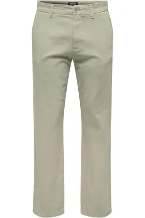 Only & Sons Onsedge-ed Loose Pant 4894 Pantaloni, Cachi Vintage, 30W x 32L Uomo