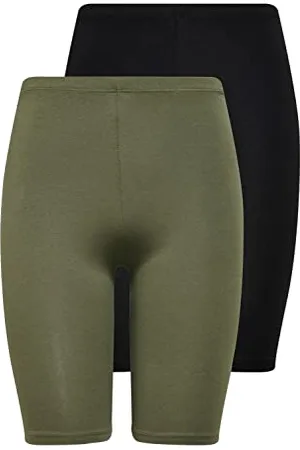 ONLY Onllive Love City Shorts 2PACK Jrs Pantaloni da Ciclismo, , S (Pacco da 2) Donna