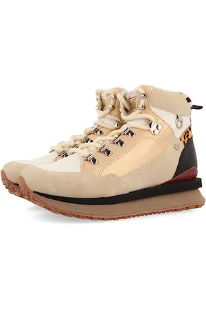 Gioseppo Sneakers Bianche Tipo Stivaletto da Montagna con Dettagli da Donna halsnaes