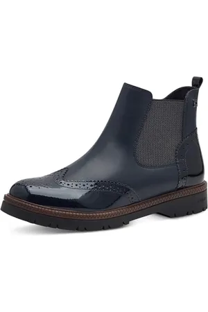 QS by s.Oliver Lace Boots Flat 5-25424-43, Stivaletto Donna, , 40 EU
