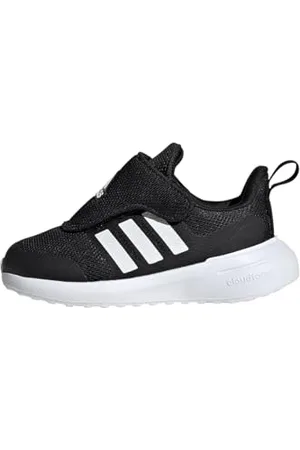 adidas Fortarun 2.0 Shoes Kids, Scarpe da Corsa Unisex-Bimbi 0-24, Black/Cloud White/Core Black, 23 EU