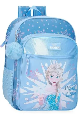 Disney Frozen Magic Ice Zaino per bambini, , realizzato in poliestere, spallacci regolabili per un comodo trasporto, vari scomparti, con portachiavi pompon , , Zaino adattabile