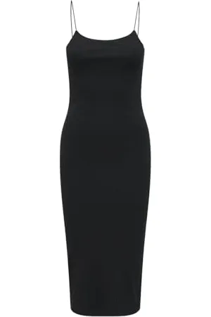 ONLY Onlsille S/L Midi Dress Jrs Abito, , XS Donna