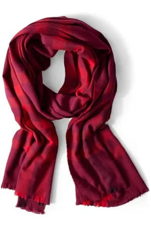 Street one A572600 Sciarpa a Scacchi, Rosso-Autumn Red, A Donna