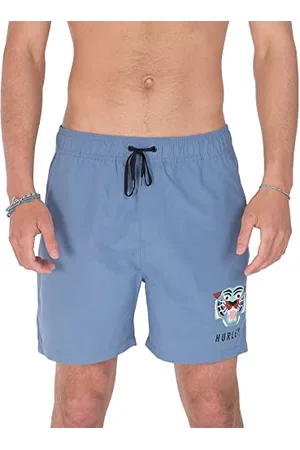 Hurley M Bengal Volley Board Shorts, (Medium Blue), S Uomo