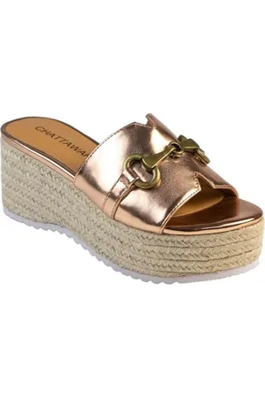 Chattawak 18hchloerosegold37, Sandali con Tacco Donna, , 37 EU