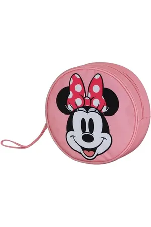 Disney Minni Mouse Face-Borsa da Toilette Jumbo, , 21 x 23 cm