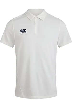 Canterbury Camicia da Uomo per Adulti da Cricket Polo, Crema