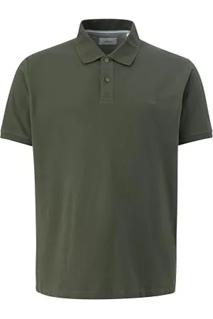 QS by s.Oliver 2124223 Polo, Olive , 4XL Uomo