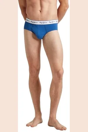 Pepe Jeans Solid Bf 3P, Slip Uomo, (Dark Blue),XL