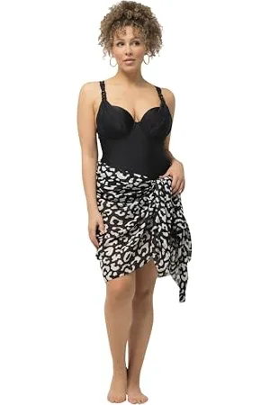 Ulla Popken Pareo con Motivo Leopardato, , 12-18 Months Donna