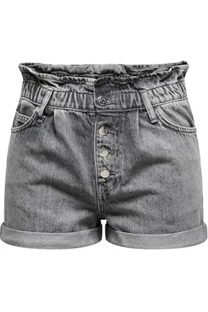 ONLY Onlcuba Life Paperbag DNM Shorts Noos Pantalocini, , M Donna