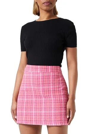 Trendyol Gonna Dritta da Donna Quadretti, , 34