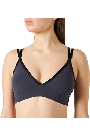 Sloggi Tropical Gar Bralette, Bikini Imbottito Donna, (Ink Gray), M