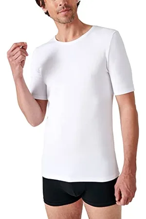 Damart T-Shirt a Maniche Corte in Thermolactyl, Filato Classico Maglietta, , 3XL Uomo