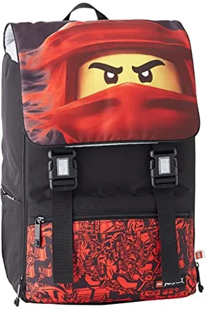 LEGO Wear ® NINJAGO® RED Zaino Scuola Estensibile, 32L, Allacciatura Toracica