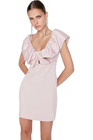 Trendyol Mini Abito Standard Regolare Vestito, , 70 Donna