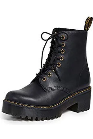 Dr. Martens 8 Eye Boot, Stivaletti Donna, Black Nero 001, 43 EU